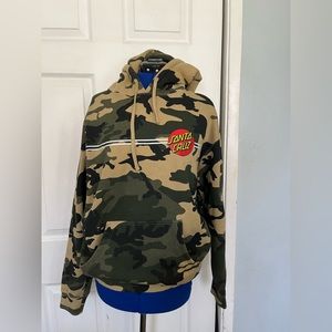 Camo Santa Cruz hoodie